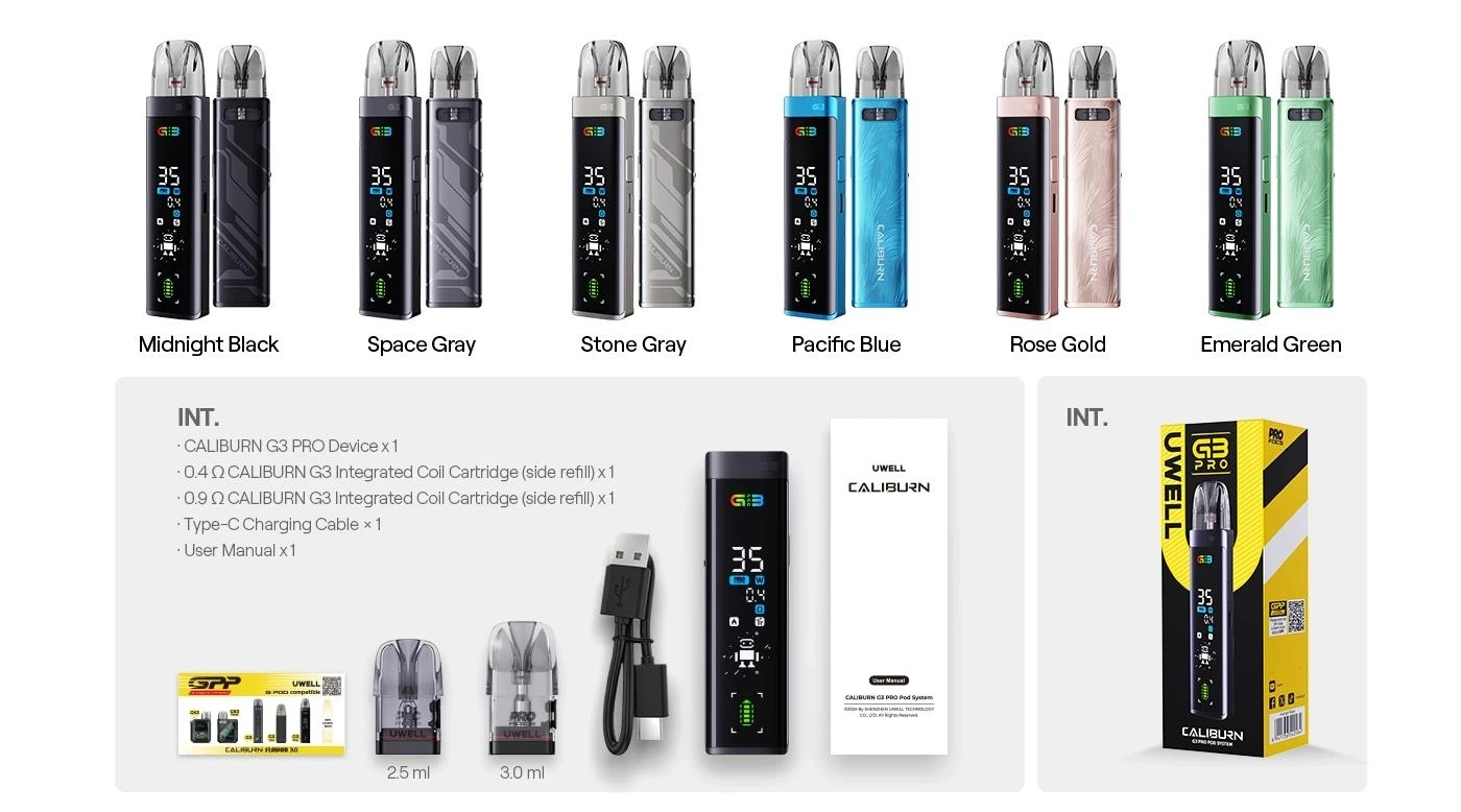 uwell Caliburn G3 Pro詳情圖.webp